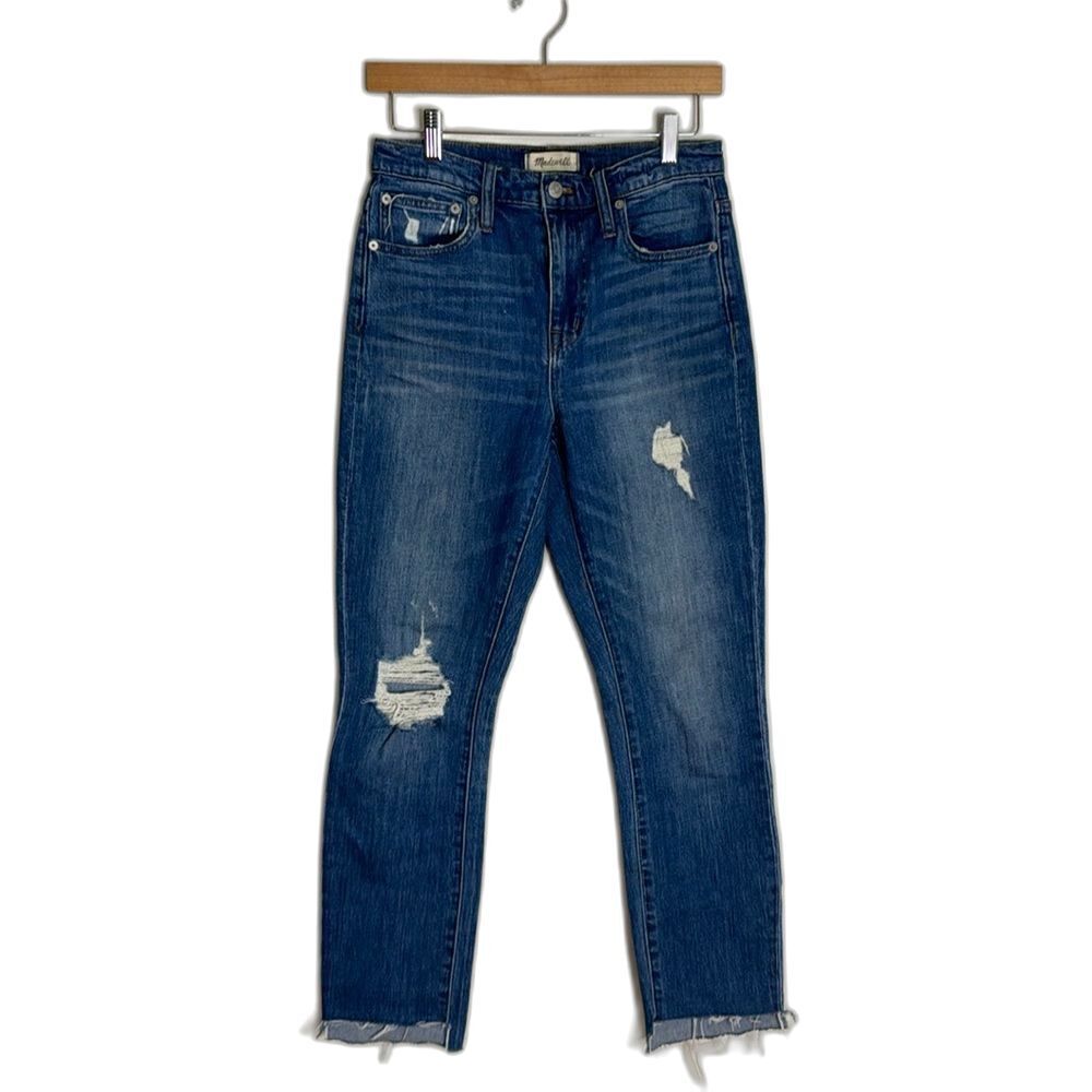 Madewell the high rise slim boy denim jeans size 24